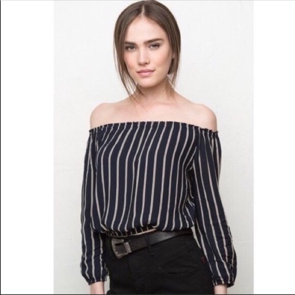 Brandy Melville Tops - Brandy Melville striped crop top